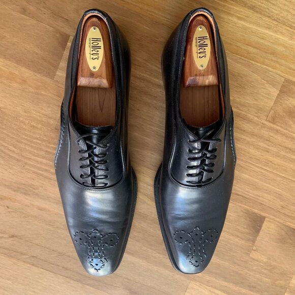 MAGNANNI Sanchez Black Calf-Skin Leather Oxfords (Sz 9.5) main image 7